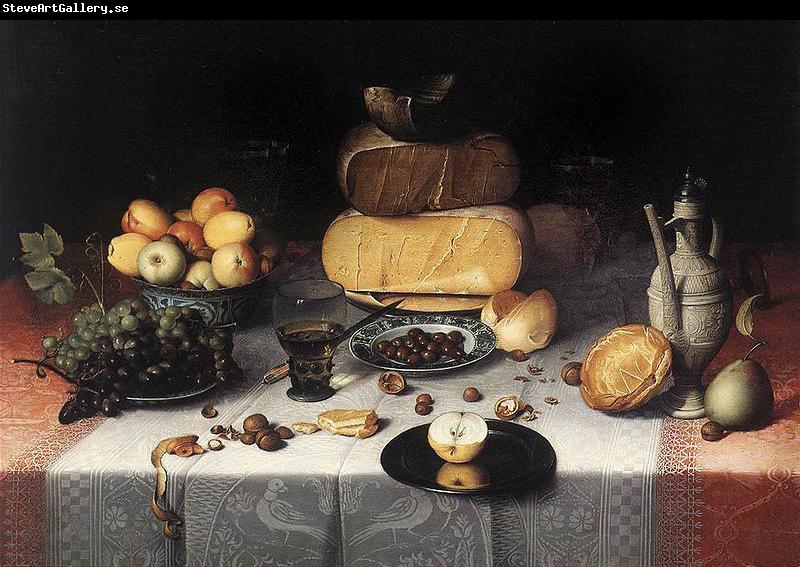 Floris van Dyck Still Life with Cheeses